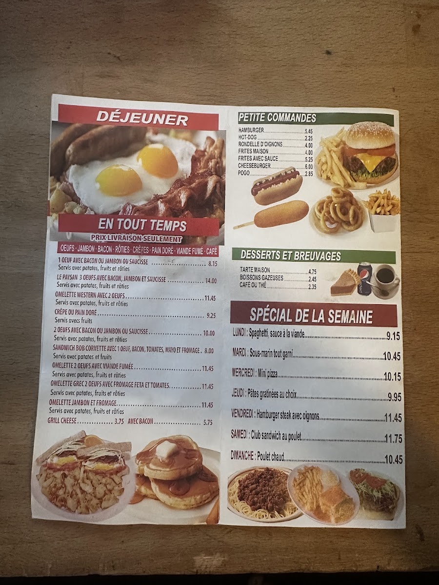 Menu Restaurant Corvette Express-3