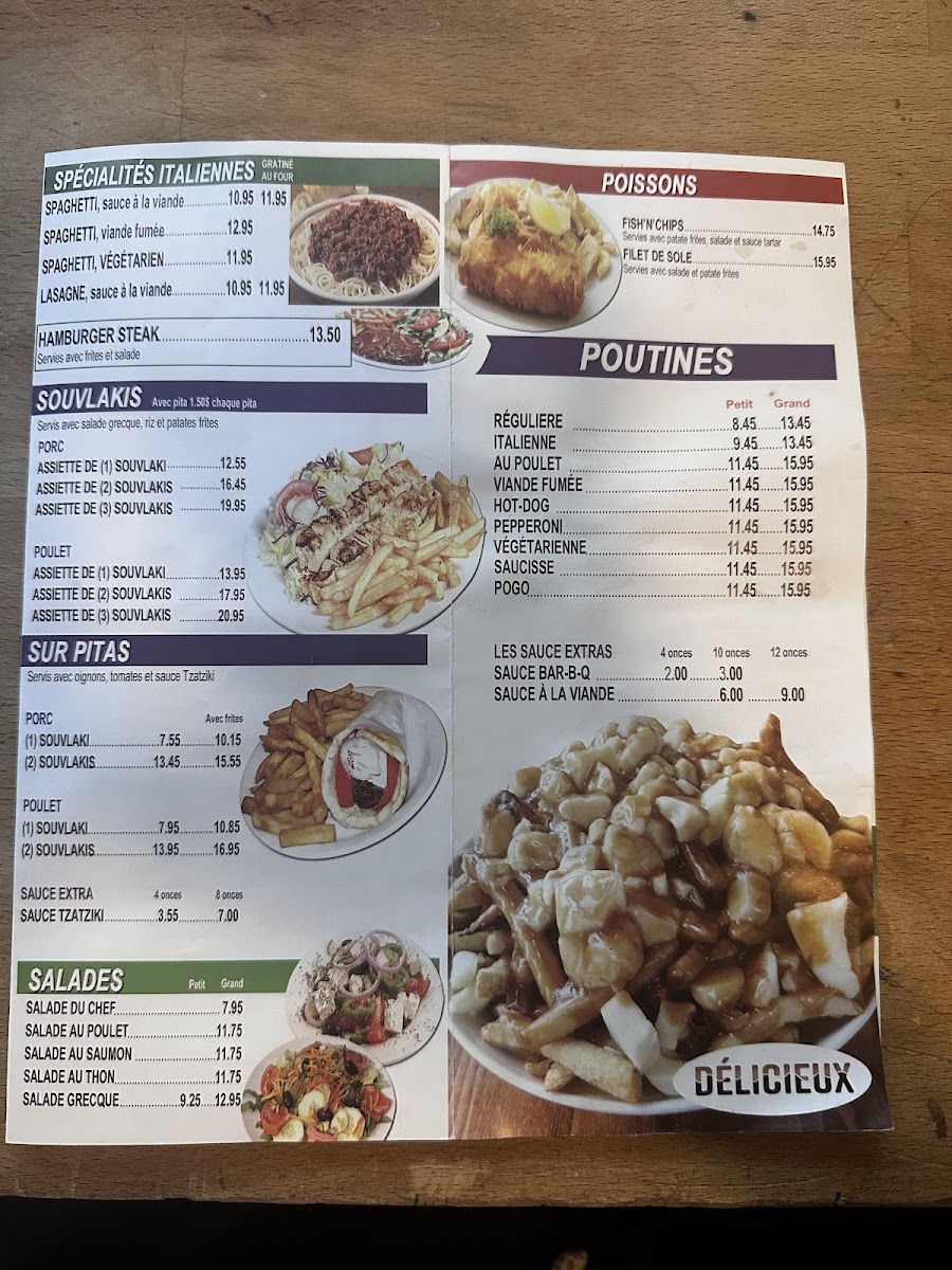 Menu Restaurant Corvette Express-4